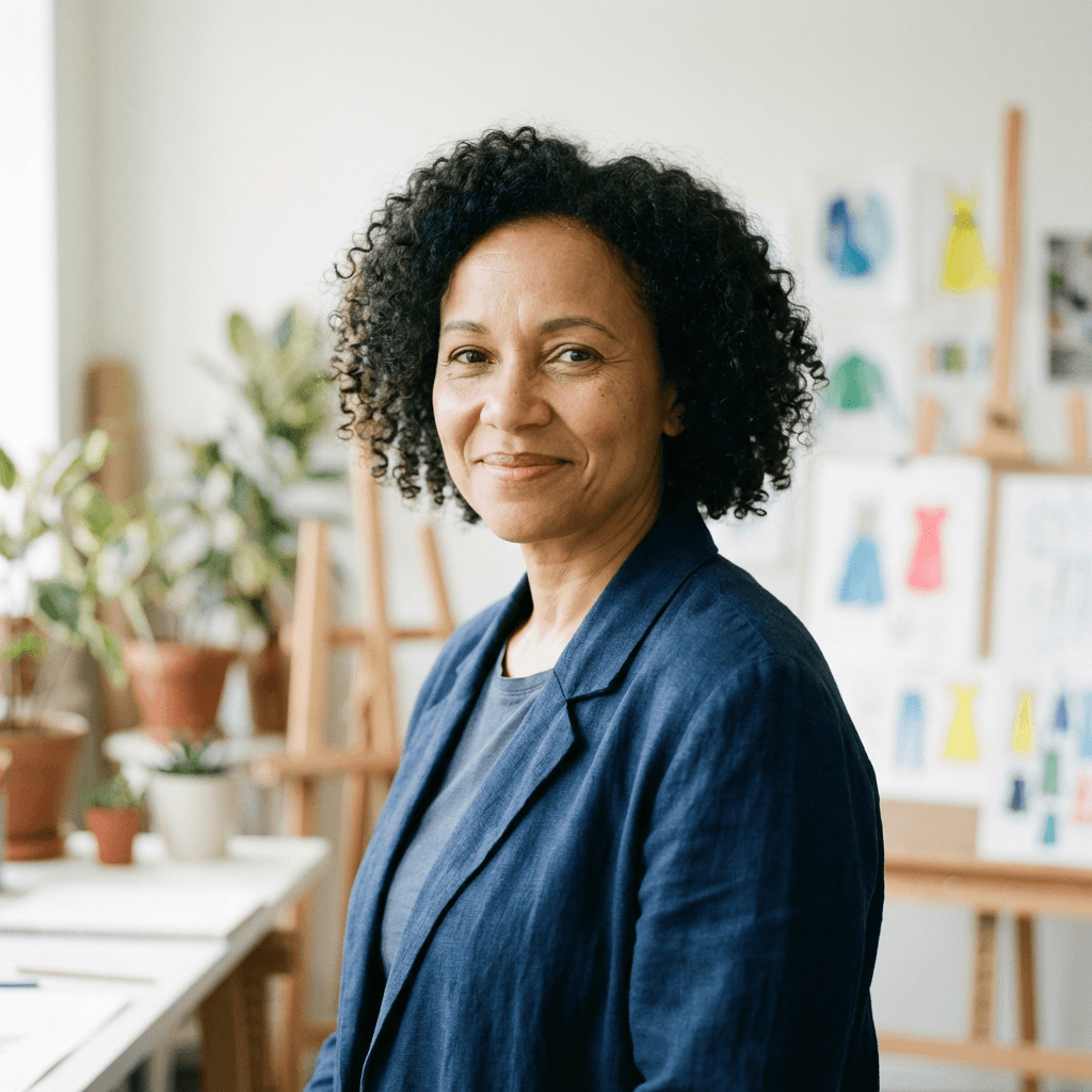 Meera Reddy pruning plants on her thriving balcony garden