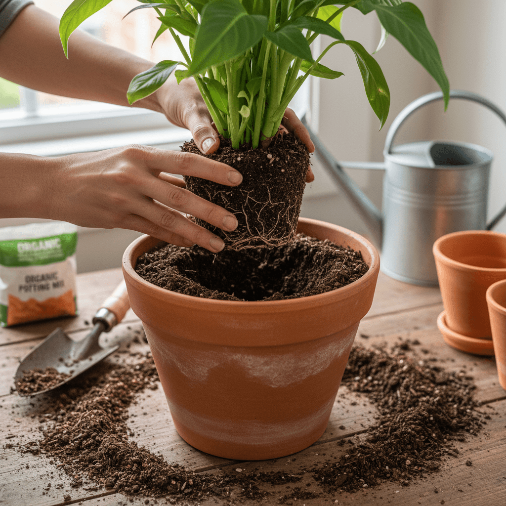 Soil and repotting